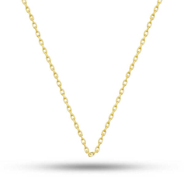 Gümüş Gold 0.30 Mikron 45 Cm Forse Zincir