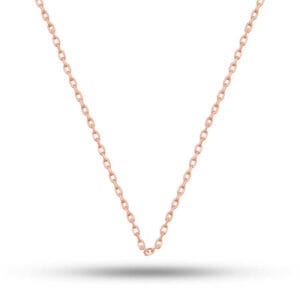 Gümüş Rose 0.30 Mikron 45 Cm Forse Zincir