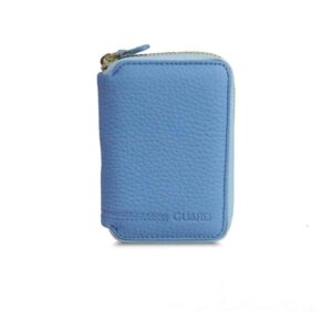 Guard Fermuarlı Turkuaz Deri Mini Cüzdan