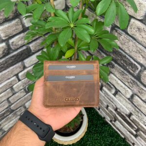 Guard Crazy Taba Patlı Tasarım Deri Kartlık