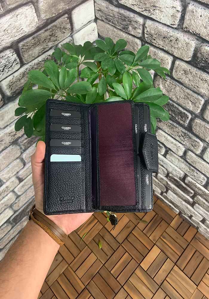 Guard Siyah Fermuarlı ve Deri Patlı El Portföyü - Görsel 4